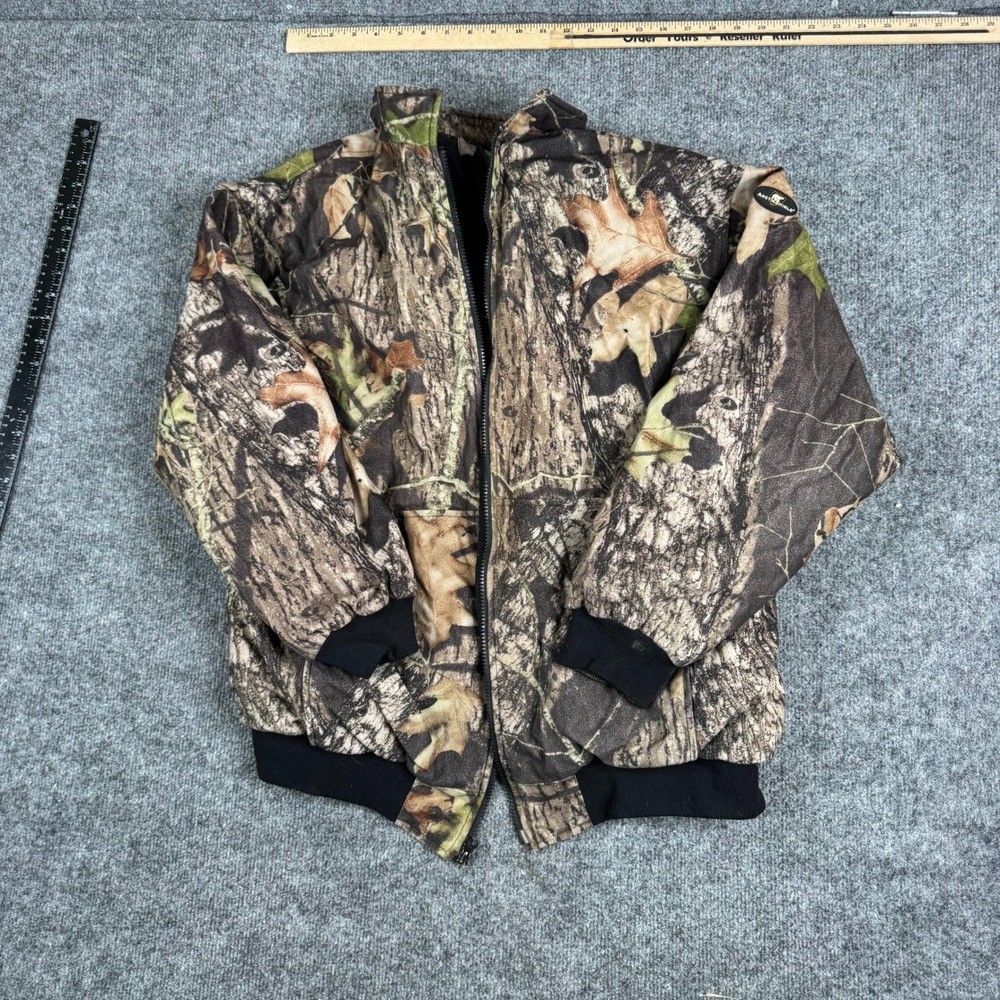 Arctic Shield Jacket Mens Size L Camo Insulated Full Zip Bomber Hunting Fair